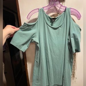 Torrid fashion cold shoulder top